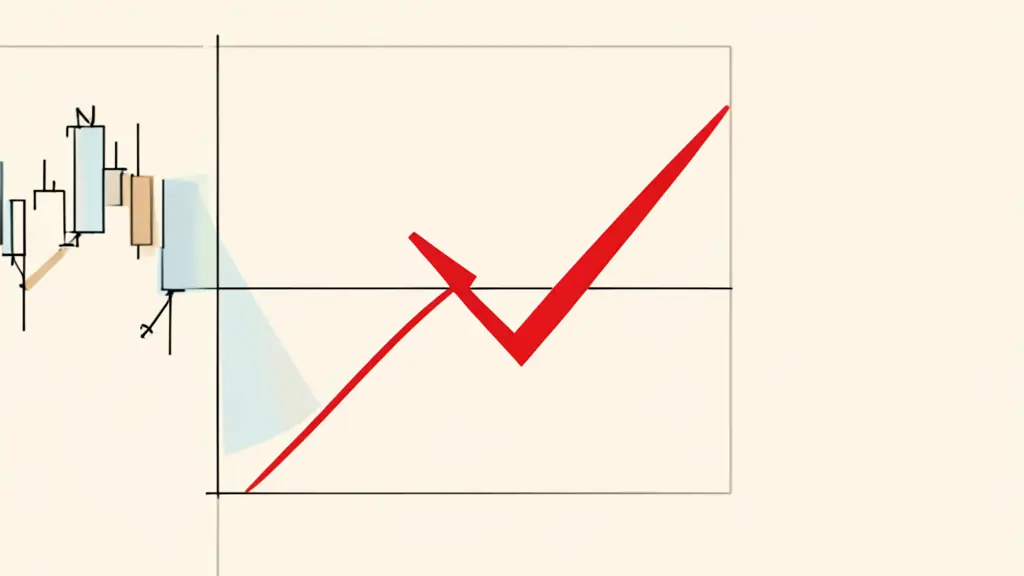 A close-up of a trading screen showing a red downward price curve hitting a horizontal limit line, symbolizing a maximum drawdown breach.
